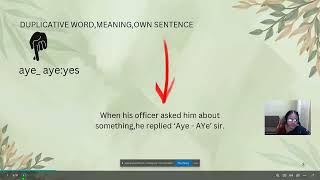 Class10th English Duplicative words unit 4  Grammar Saraswathi Tutor [upl. by Aniroc]