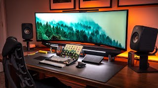 The ULTIMATE Dark Mode Maximalist Desk Setup [upl. by Nylecsoj716]