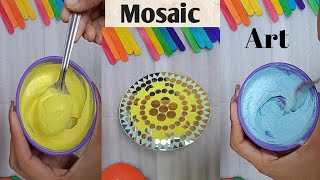 Mosaic Art super easy 😱❤️  easy mosaic art  Mosaic Art Tutorial mosaicart homedecor trending [upl. by Clifton]