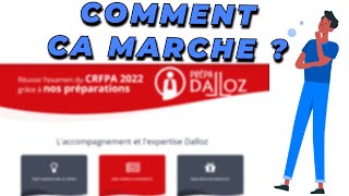 Présentation de la plateforme de la PrépaDalloz quotMyPrepaDallozquot CRFPA 2022 [upl. by Draw247]