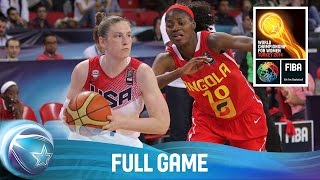 USA v Angola  Full Game  Group D  2014 FIBA World Championship for Women [upl. by Christiano]