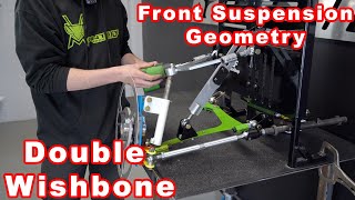 Front Suspension Geometry Double Wishbone Suspension Explained [upl. by Labaw595]