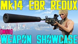 Fallout 4 Weapon Showcases Mk14 EBR REDUX Mod [upl. by Azilem853]