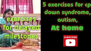 exercises for cerebral palsy strengthening exercises  spasticity management [upl. by Aneeuq]