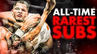 35 Of The Rarest Submissions In MMA History [upl. by Ettenad]