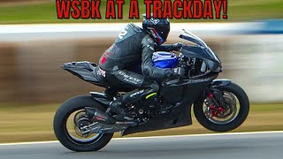 SBU Yamaha YZFR1 MotoAmerica Works SBK Project  Pt 3  First Shakedown  Road Atlanta [upl. by Peednam171]