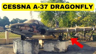 Cessna A37 Dragonfly at Vietnam Military History Museum [upl. by Abe186]