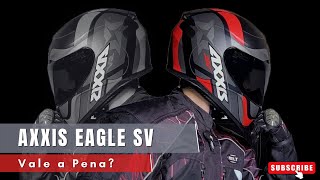 Capacete Axxis Eagle SV  Casco com Óculos Escuro Interno Unboxing e Review Completo [upl. by Eked]