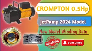 New Model Crompton Greaves Jet Pump 05hp Full Rewinding and Data [upl. by Akiria]