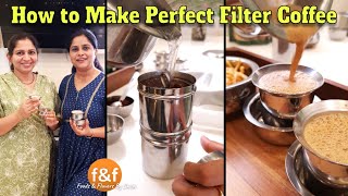 How to make filter coffee at home  Decoction Coffee recipe  Moka Pot coffee [upl. by Eirollam291]