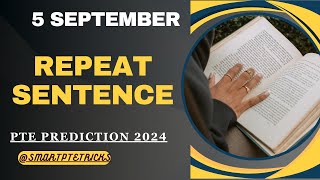 PTE Speaking Repeat Sentence 2024  repeat sentence practice pte [upl. by Edmond]