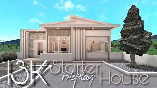 BLOXBURG 13K STARTER ROLEPLAY HOUSE  NOGAMEPASS [upl. by Annaehr346]