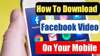 How To Download Facebook Video Online ॥ Fb Video Download [upl. by Akahc]