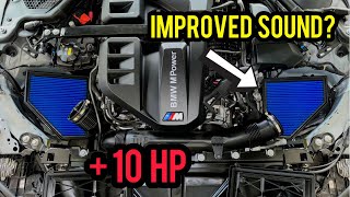 BMW G82 M4 BMS Drop In Intake Filters REVIEW Sound Clips amp Install [upl. by Akcinat]