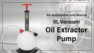 UNBOXING  EWK 6L Vacuum Oil Extractor Pump Fluid Extractor Oil Change Pump [upl. by Akimihs516]