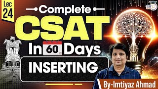 CSAT Preparation for UPSC 2025  Inserting  UPSC Prelims  UPSC IQ [upl. by Constancia259]