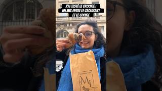 Je teste le crookie  🥐 Un mix entre le croissant et le cookie 🍪 [upl. by Aliwt300]