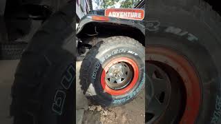 Bridgestone MT tyres for a Thar Crde 2012 automobile offroad bridgestone [upl. by Aineval]