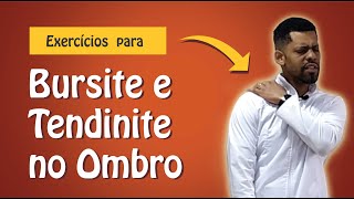 Exercícios para Dor no Ombro  Bursite e tendinite [upl. by Eimarej865]