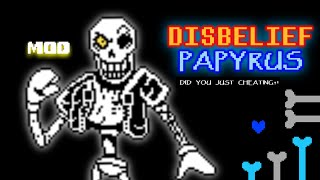 Undertale Disbelief Papyrus ► All Completed Phases  Full Battle [upl. by Gnilhsa418]