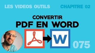 Convertir PDF en WORD mes différentes techniques [upl. by Oisangi296]