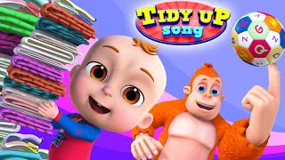 Tidy Up Song  Demu Gola Nursery Rhymes amp Kids Songs  Cartoon Animation [upl. by Yetty400]