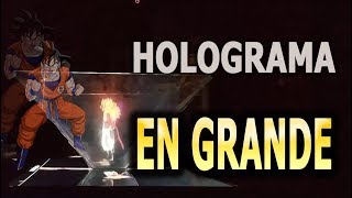 como hacer un holograma casero en grande [upl. by Alliuqaj283]