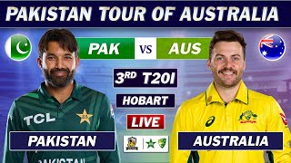 PAKISTAN vs AUSTRALIA 3rd T20 Match LIVE COMMENTARY  PAK vs AUS T20 MATCH LIVE [upl. by Ainiger]