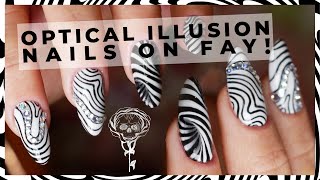 💎🪄Monochrome Optical illusion set on Fay🪄💎 [upl. by Ahsotal]