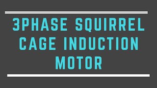 Squirrel cage induction motor in Tamil [upl. by Ferullo]