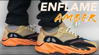 Yeezy Boost 700 Enflame Amber GW0297 [upl. by Ahsekel]