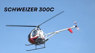 HELICOPTER SCHWEIZER 300C [upl. by Htinnek]