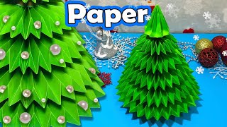 ЁЛКА из бумаги своими руками  Новогодние поделки  DIY paper Сhristmas tree  Сhristmas crafts [upl. by Sugna]