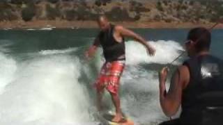 Malibu Wakesetter VTX Wakesurfing [upl. by Aciraa332]