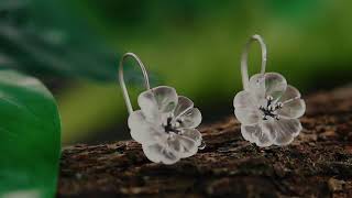 Lotus Fun  Flower in the Rain Earring [upl. by Notfol]