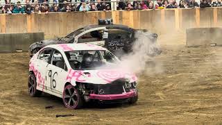 Topsfield Fair  Demolition Derby Qualifying Event 3 [upl. by Enoyrt]