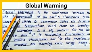 Global Warming English Paragraph  Write English Simple Essay on Global Warming  Global Warming [upl. by Louise]