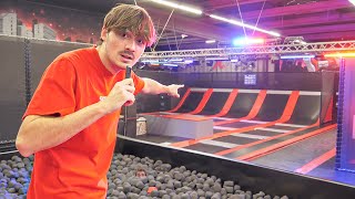 ASMR 100 TRIGGERS IN TRAMPOLINE PARK [upl. by Laeahcim]