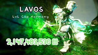 WARFRAME LvL Cap 9999 Lavos  Harmony 2 billions dmg on the demolisher [upl. by Athal]