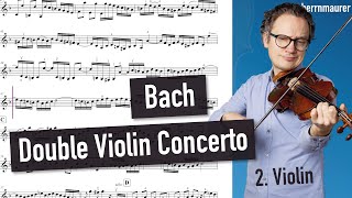 Bach Double Violin Concerto 2 Violin NEW 2022 [upl. by Vaden]