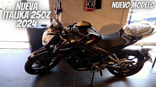 Nueva Italika 250z 2024😱  ¡Nuevo Modelo💯  ¿Vale la Pena Comprarla🔥 [upl. by Jamey644]