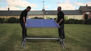 Cornilleau Table Tennis Table Installation [upl. by Ramed770]