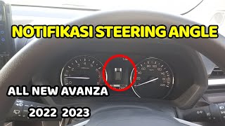 TOYOTA AVANZA 2022 2023 TERBARU BISA LIHAT KELURUSAN RODA DEPAN  STERING ANGLE NOTIFICATION [upl. by Let]