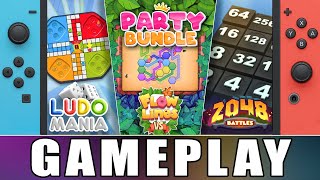 Party Bundle Ludomania amp Flowlines VS amp 2048 Battles  Nintendo Switch Gameplay [upl. by Atinram]