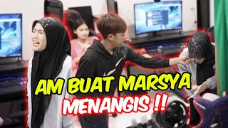 AM BUAT MARSYA MENANGIS   PRANK BUAT PEREMPUAN M4RAH [upl. by Esened]