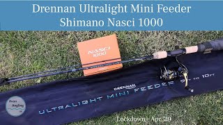 Unboxing New Gear  Drennan Ultralight Mini Feeder Rod amp Shimano Nasci Reel  Fishing Tackle Review [upl. by Aseral576]