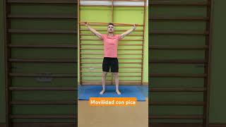 Movilidad hombros con pica gym mobility movilidad lifestyle workout fitness personaltrainer [upl. by Marji311]