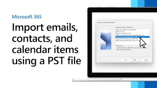 Import emails contacts and calendars in Outlook [upl. by Wendall972]