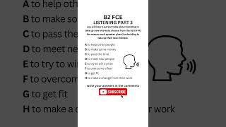 B2 First FCE Listening Practice Test 2024  Part 3 b2firstlisteningtests learningenglish fce [upl. by Dripps531]