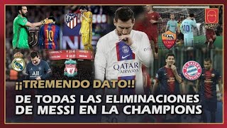 Las Humillaciones de Messi en la Champions legue [upl. by Kawai450]